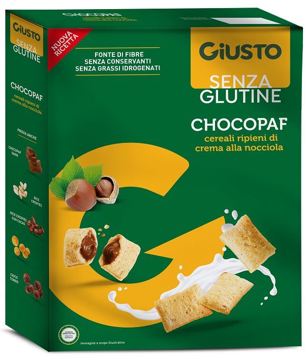GIUSTO SENZA GLUTINE CHOCOPAF 300 G - maxifarmacia.it