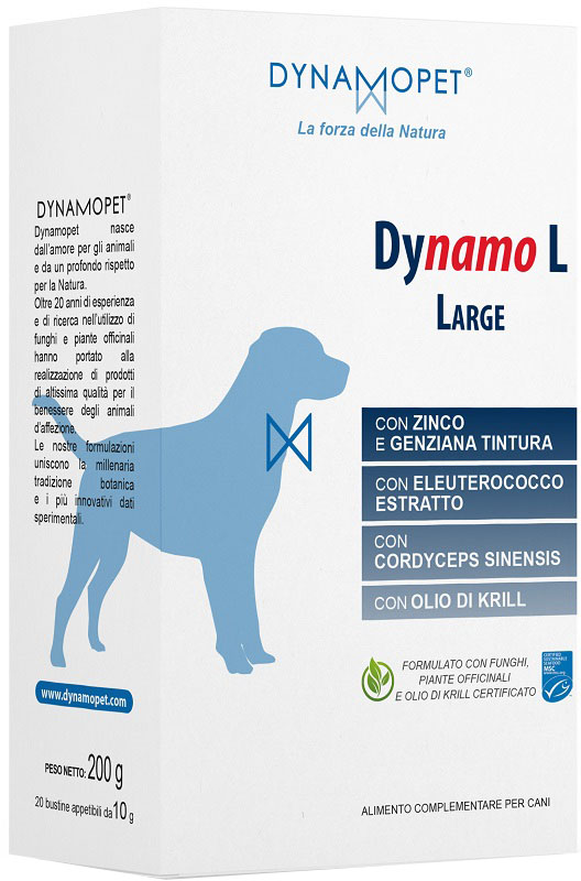 DYNAMO L LARGE CANI 20 BUSTINE DA 10 G - maxifarmacia.it