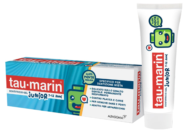 TAU MARIN DENTIFRICIO JUNIOR 7-12 ANNI 50 ML - maxifarmacia.it