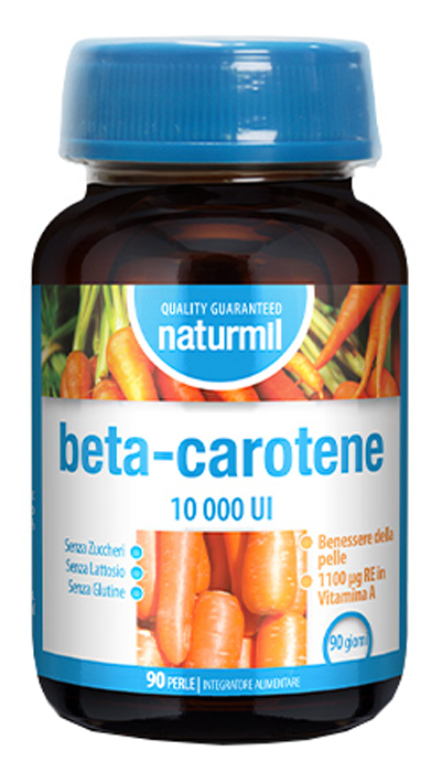 NATURMIL BETA-CAROTENE 10000 UI 90 PERLE - maxifarmacia.it
