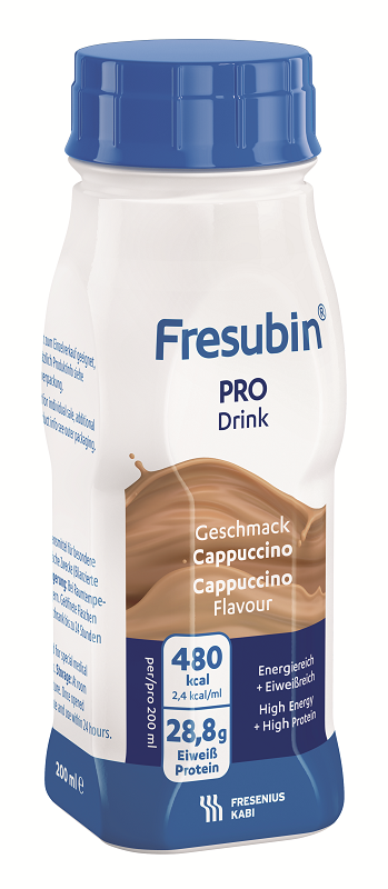 FRESUBIN PRO DRINK CAPPUCCINO 4 FLACONI X 200 ML - maxifarmacia.it