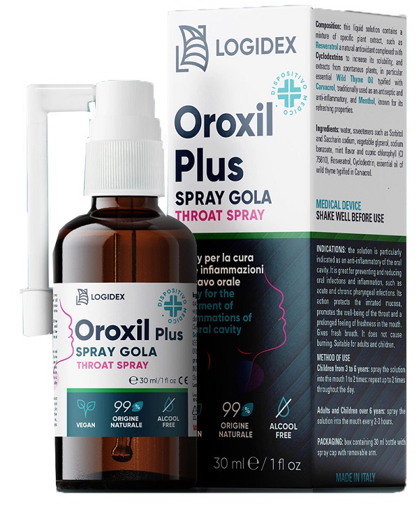 SPRAY GOLA OXORIL PLUS 50 ML - maxifarmacia.it