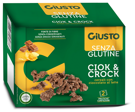 GIUSTO SENZA GLUTINE CIOK&CROCK LATTE 125 G - maxifarmacia.it
