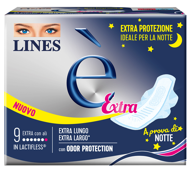 LINES E' EXTRA CARRY PACK 9 PEZZI - maxifarmacia.it