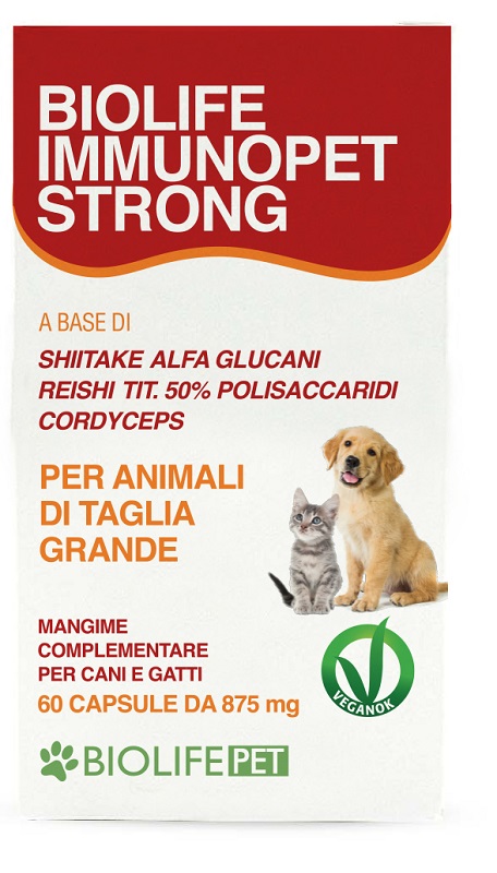 BIOLIFE IMMUNOPET STRONG 60 CAPSULE - maxifarmacia.it