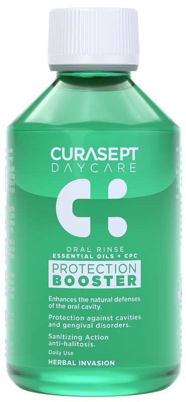 CURASEPT DAYCARE COLLUTORIO PROTECTION BOOSTER HERBAL INVASION 500 ML - maxifarmacia.it