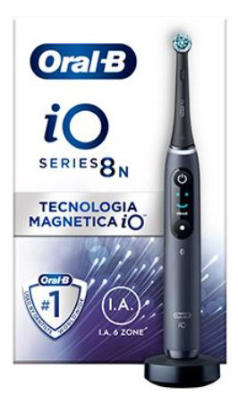 ORAL-B IO 8 BLACK SPAZZOLINO ELETTRICO + 2 REFILL - maxifarmacia.it