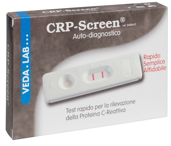 TEST SCREEN CRP PROT C REATTIVA AUTODIAGNOSTICO 1 PEZZO - maxifarmacia.it