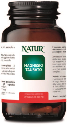 MAGNESIO TAURATO 30 CAPSULE - maxifarmacia.it
