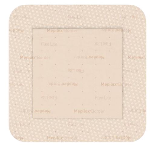 MEDICAZIONE IN SCHIUMA DI POLIURETANO MEPILEX BORDER FLEX LITE 4X5 CM 10 PEZZI - maxifarmacia.it