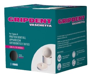 GRIPDENT VASCHETTA PORTA PROTESI DENTALI ED APPARECCHI ORTODONTICI - maxifarmacia.it