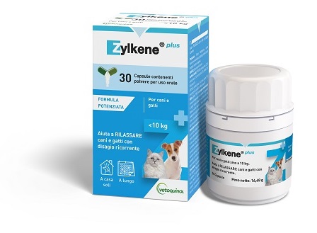 ZYLKENE PLUS CANI/GATTI 10 KG 30 CAPSULE - maxifarmacia.it