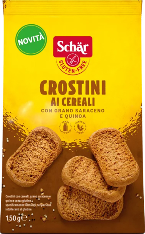 SCHAR CROSTINI AI CEREALI 150 G - maxifarmacia.it