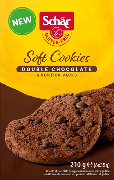 SCHAR SOFT COOKIE DOUBLE CHOCOLATE 210 G - maxifarmacia.it
