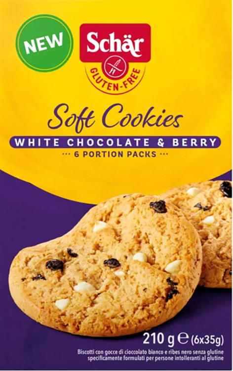 SCHAR SOFT COOKIE WHITE CHOCOLATE 210 G - maxifarmacia.it