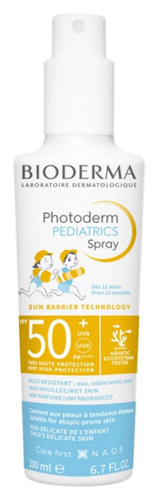 PHOTODERM PEDIATRIC SPRAY SPF50+ 200 ML - maxifarmacia.it