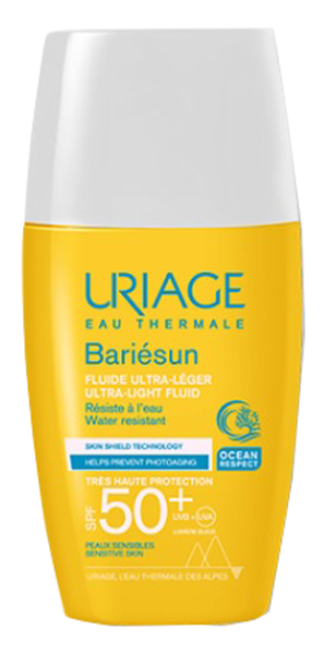 BARIESUN FLUIDO ULTRA LEGGERO SPF50+ 30 ML - maxifarmacia.it