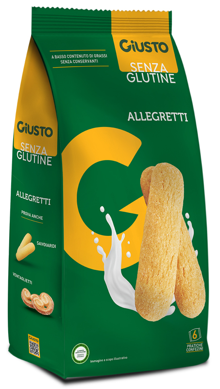 GIUSTO SENZA GLUTINE ALLEGRETTI 180 G - maxifarmacia.it