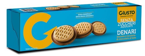 GIUSTO SENZA ZUCCHERO DENARI 120 G - maxifarmacia.it