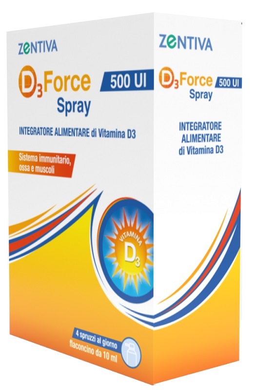 D3 FORCE 500UI SPRAY 10 ML - maxifarmacia.it