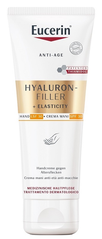 EUCERIN HYALURON-FILLER + ELASTICITY CREMA MANI ANTI MACCHIE 75 ML - maxifarmacia.it