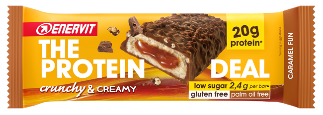 THE PROTEIN DEAL CARAMEL FUN BARRETTA 55 G - maxifarmacia.it