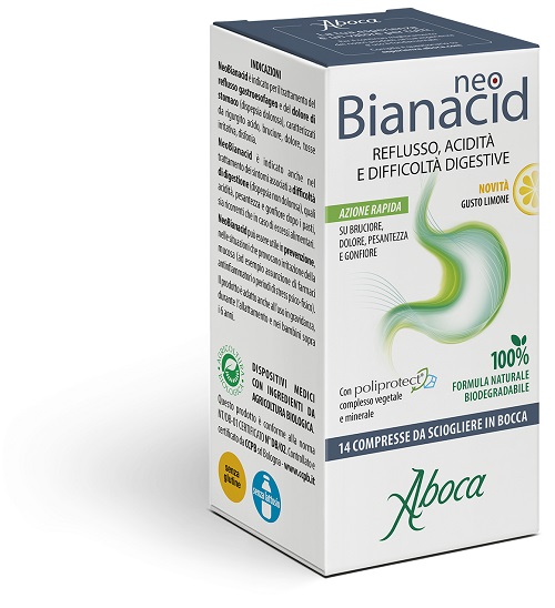 NEOBIANACID 14 COMPRESSE LIMONE - maxifarmacia.it