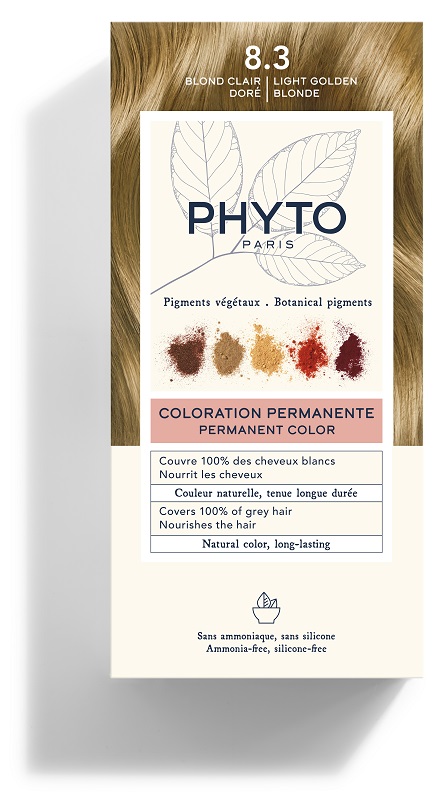 COLOR KIT 8,3 BIONDO CHIARO DORATO LATTE RIVELATORE 50 ML + CREMA COLORANTE 50 ML + MASCHERA PROTETTIVA COLORE 12 ML + GUANTI - maxifarmacia.it