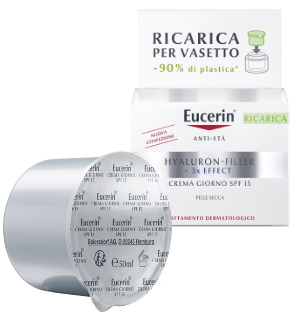 EUCERIN FACE CREAM ANTI AGE HYALURON GIORNO SPF15 50 ML - maxifarmacia.it