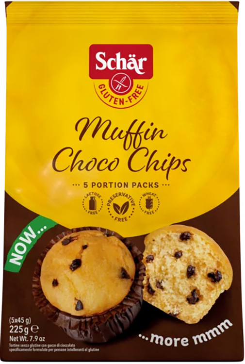 SCHAR MUFFIN CHOCO CHIP 225 G - maxifarmacia.it