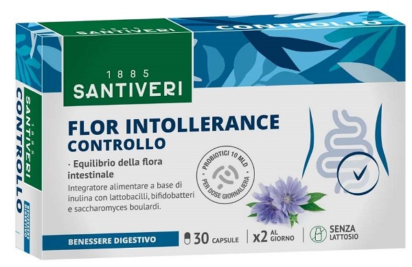 FLOR INTOLLERANCE CONTROLLO 30 CAPSULE - maxifarmacia.it