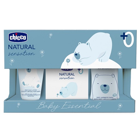 CHICCO NATURAL SENSATION SET BAGNOSHAMPOO+CREMA CORPO+PROFUMO - maxifarmacia.it