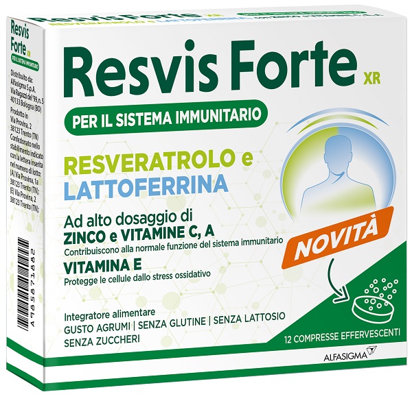 RESVIS FORTE XR 12 COMPRESSE EFFERVESCENTI - maxifarmacia.it