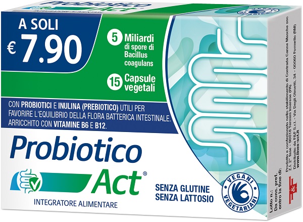 PROBIOTICO ACT 15 CAPSULE VEGETALI - maxifarmacia.it