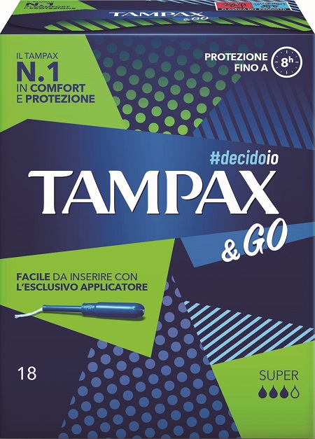 TAMPAX &GO SUPER 18 PEZZI - maxifarmacia.it