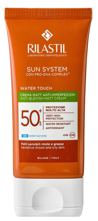 RILASTIL SUN SYSTEM WATER TOUCH FLUIDO SPF50+ 50 ML NUOVA FORMULAZIONE - maxifarmacia.it