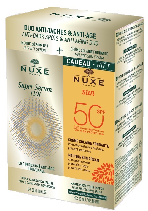NUXE KIT SUPER SERUM 30 ML + SUN CREMA VISO SPF 50 50 ML - maxifarmacia.it