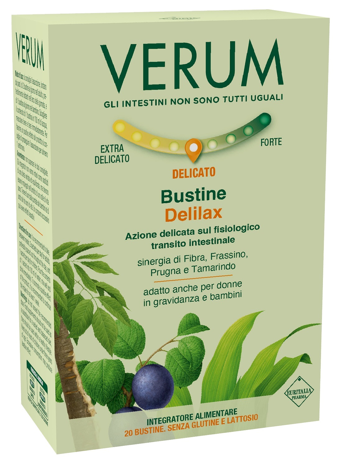 VERUM DELILAX 20 BUSTINE 80 G - maxifarmacia.it