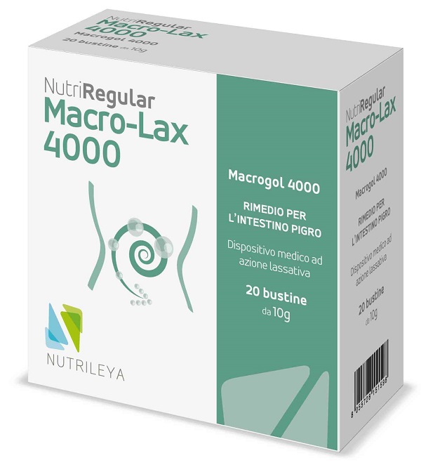 NUTRIREGULAR MACRO LAX 4000 20 BUSTINE DA 10 G - maxifarmacia.it
