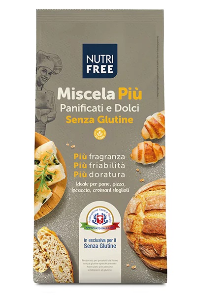 NUTRIFREE MISCELA PIU' PANIFICATI E DOLCI 1 KG - maxifarmacia.it