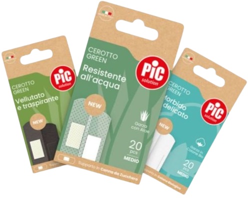 CEROTTO PIC GREEN BAMBU' ALOE STERILE 10X15 CM 5 PEZZI - maxifarmacia.it