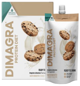 DIMAGRA PROTEIN DIET BISCOTTO 7 PEZZI DA 220 G - maxifarmacia.it