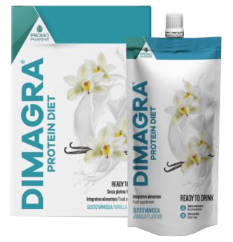 DIMAGRA PROTEIN DIET VANIGLIA 7 PEZZI DA 220 G - maxifarmacia.it