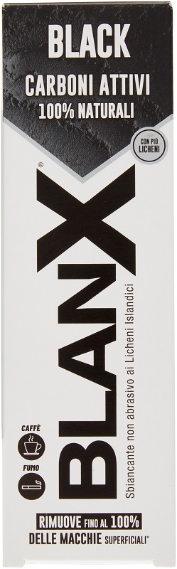 BLANX BLACK CARBONE DENTIFRICIO 75 ML - maxifarmacia.it