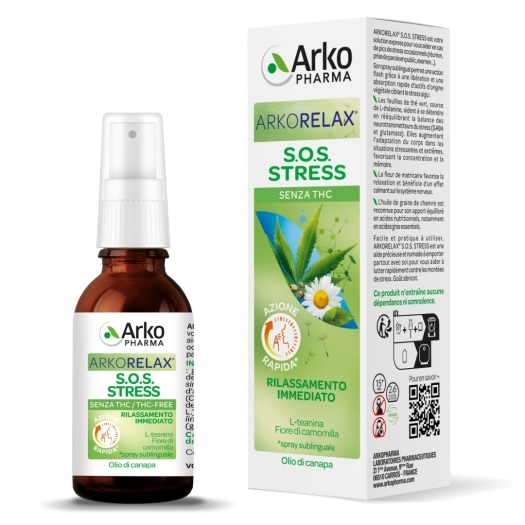 ARKORELAX SOS STRESS 15 ML - maxifarmacia.it