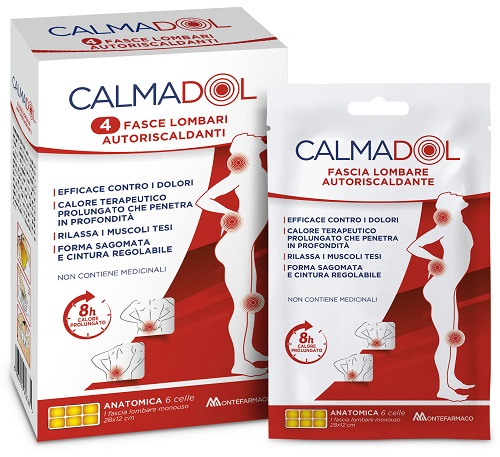 FASCIA LOMBARE CALMADOL 4 PEZZI - maxifarmacia.it