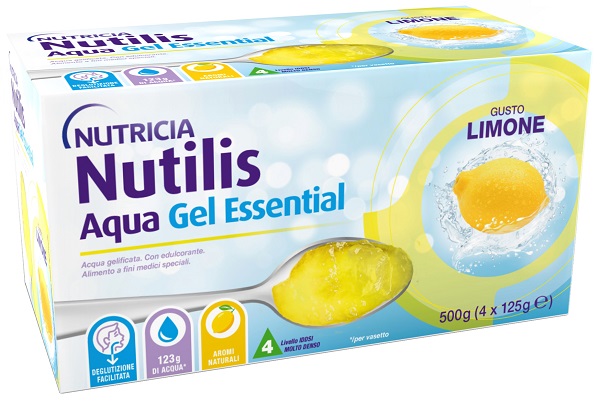 NUTILIS AQUA GEL LIMONE 4 PEZZI DA 125 G - maxifarmacia.it