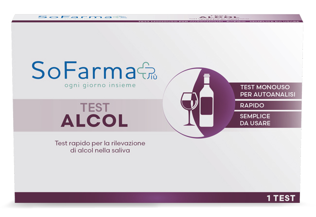 TEST AUTODIAGNOSTICO RAPIDO ALCOL SOFARMAPIU' - maxifarmacia.it