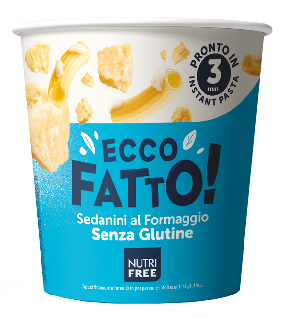 NUTRIFREE ECCO FATTO SEDANINI AL FORMAGGIO 70 G - maxifarmacia.it
