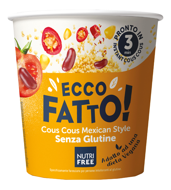 NUTRIFREE ECCO FATTO COUS COUS MEXICAN STYLE 70 G - maxifarmacia.it
